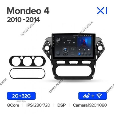Лот: 20758171. Фото: 1. Магнитола Teyes X1 Ford Mondeo... Автомагнитолы