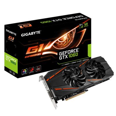 Лот: 10131980. Фото: 1. GeForce gtx 1060 g1 gaming 6 gb. Видеокарты