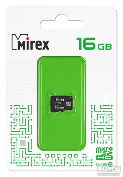 Лот: 17237281. Фото: 1. MicroSD 16 Gb Class 10 Mirex код... Карты памяти