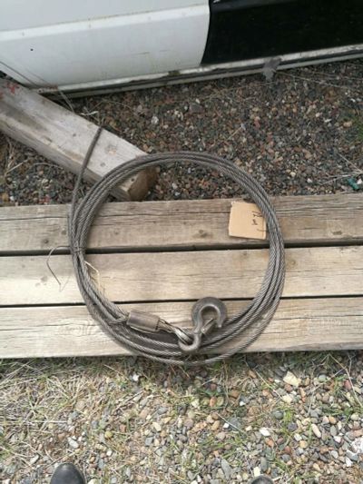 Лот: 11520075. Фото: 1. трос с крюком 12м. Тросы буксировочные