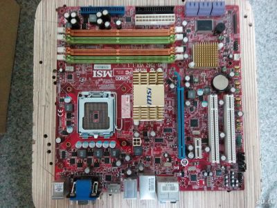 Лот: 10787137. Фото: 1. Материнская плата (LGA 775) MSI... Материнские платы