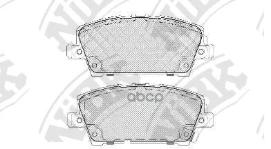 Лот: 24857942. Фото: 1. Тормозные Колодки Honda Civic... Тормозная система