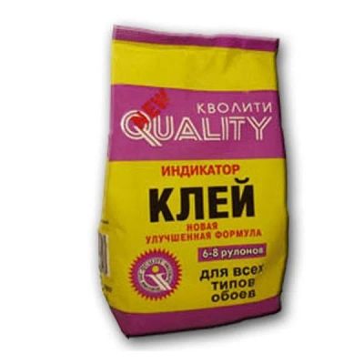 Лот: 13016384. Фото: 1. Клей обойный &quot;Кволити&quot... Клеи, герметики, пена монтажная, клейкие ленты