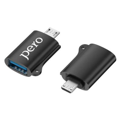 Лот: 24482132. Фото: 1. Адаптер Pero MicroUSB/USB 2.0... Дата-кабели, переходники