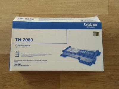 Лот: 16476380. Фото: 1. Тонер-картридж Brother TN-2080. Картриджи, расходные материалы
