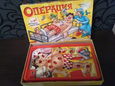 Лот: 12619994. Фото: 1. Настольная игра "Операция". Детские настольные игры