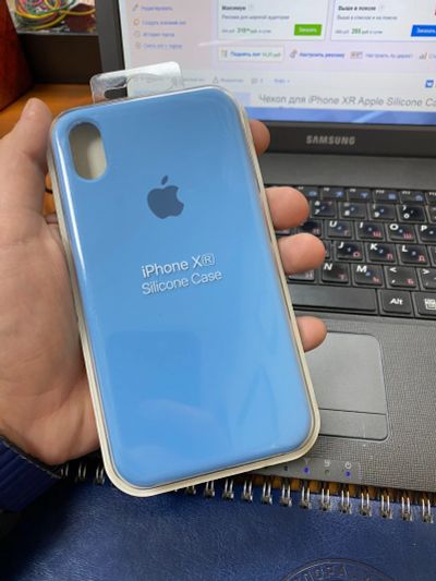 Лот: 16972878. Фото: 1. Чехол для iPhone XR Apple Silicone... Чехлы, бамперы