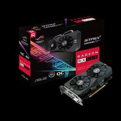 Лот: 15267396. Фото: 1. Видеокарта asus amd radeon rx... Видеокарты