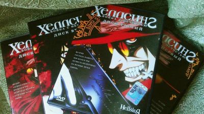 Лот: 2717075. Фото: 1. Диск Аниме Хеллсинг Hellsing 4... Видеозаписи, фильмы
