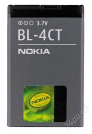 Лот: 2417995. Фото: 1. АКБ Nokia BL-4CT -Модели - 1202i... Аккумуляторы