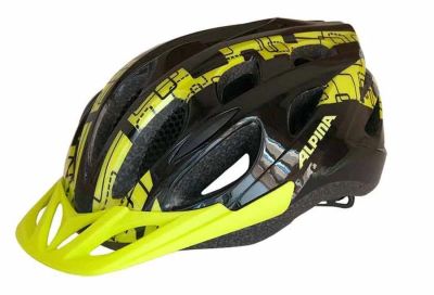 Лот: 12206388. Фото: 1. Шлем ALPINA SMU MTB 14 black-lime... Защита тела