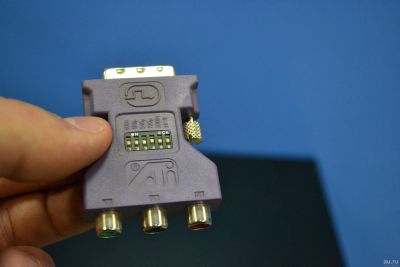 Лот: 16005561. Фото: 1. Adapter переходник адаптер c DVI-I... Шлейфы, кабели, переходники