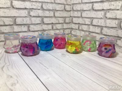 Лот: 13645939. Фото: 1. Лизун слайм slime в банке внутри... Другое (игрушки)