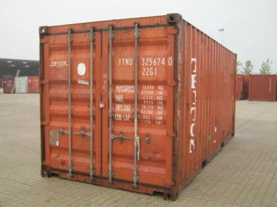 Лот: 10822583. Фото: 1. Контейнер TTNU 5653140 40 фут... Контейнеры грузовые