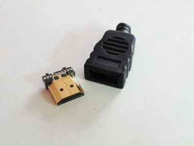 Лот: 19323831. Фото: 1. HDMI разъем сборный под пайку... Шнуры, кабели, разъёмы