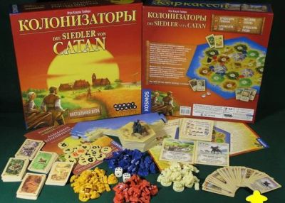 Лот: 7253555. Фото: 1. Настольная игра Колонизаторы... Настольные игры, карты