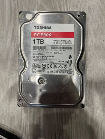 Лот: 19898081. Фото: 1. Жесткий диск Toshiba 1 Tb. Жёсткие диски (HDD)