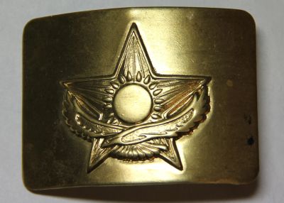 Лот: 19461187. Фото: 1. Пряжка армейская ВС Казахстана. Обмундирование