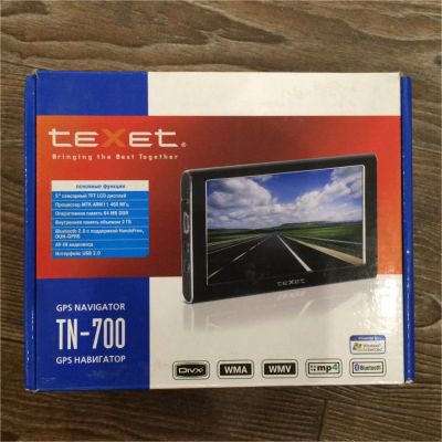 Лот: 7688545. Фото: 1. GPS навигатор Texet TN-700. GPS-навигаторы
