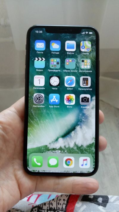 Лот: 12038197. Фото: 1. iPhone X 256 Gb, полный комплект... Смартфоны