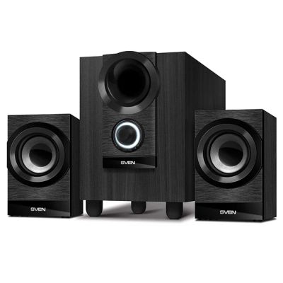 Лот: 18401415. Фото: 1. Колонки Sven MS-150 15W 2.1 Black... Акустические системы