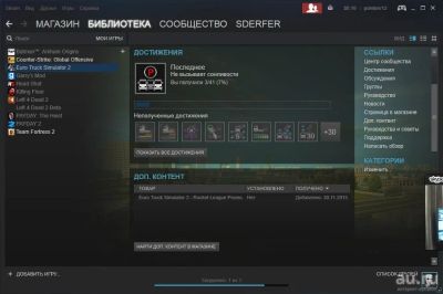 Лот: 9076152. Фото: 1. Steam аккаунт с играми Euro truck... Аккаунты