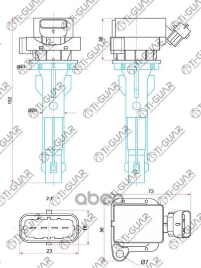 Лот: 21869814. Фото: 1. Катушка Зажигания Tg9008019017... Другое (автозапчасти)