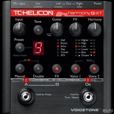 Лот: 13557106. Фото: 1. Tc helicon harmony G xt. Микшеры, предусилители, микрофонные эффекты