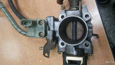 Лот: 11124008. Фото: 1. заслонка дроссельная Toyota 4E-FE... Двигатель и элементы двигателя