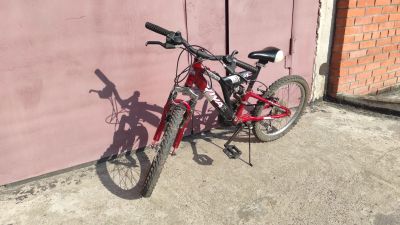 Лот: 14011393. Фото: 1. Двух подвес алюминиевый 20"_ ХТС... Велосипеды