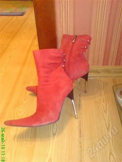 Лот: 424102. Фото: 1. ~~~Ботиночки замшевые Торги с... Ботинки, полуботинки