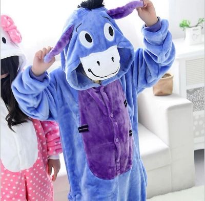 Лот: 8845906. Фото: 1. Кигуруми Ослик Иа, пижама, kigurumi... Карнавальные маски, шляпы, аксессуары