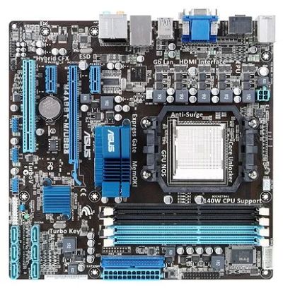 Лот: 7978168. Фото: 1. Нерабочая ASUS M4A88T-M (AM3 socket... Материнские платы