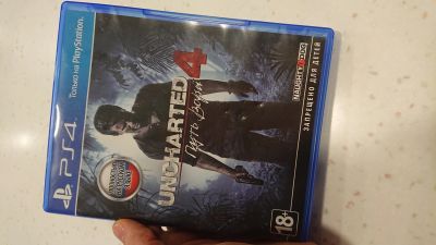 Лот: 14842414. Фото: 1. Игра PS4 Uncharted 4. Игры для консолей