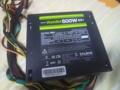 Лот: 17708847. Фото: 1. Бок питания Zalman ZM600-XE WattBit... Корпуса, блоки питания