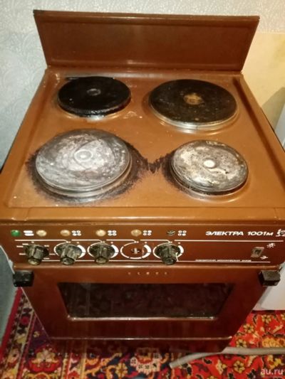 Лот: 13757528. Фото: 1. плита электра 1001м конфорки работают... Плиты, духовые шкафы, варочные поверхности