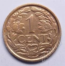 Лот: 75383. Фото: 1. Нидерланды. 1 цент 1930г. Редкость... Европа