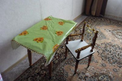 Лот: 8032635. Фото: 1. Стол +стул. Столики, стулья, парты