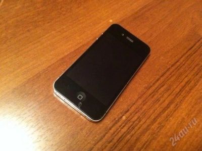 Лот: 3556860. Фото: 1. iPhone 4 - 16 gb black в хорошем... Смартфоны