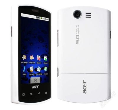 Лот: 2810035. Фото: 1. acer s100 liquid беленький полный... Смартфоны