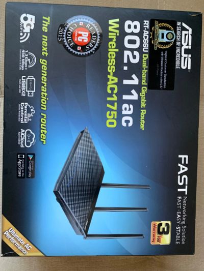 Лот: 18221554. Фото: 1. Роутер ASUS RT-AC66U гигабитный. Маршрутизаторы (роутеры)
