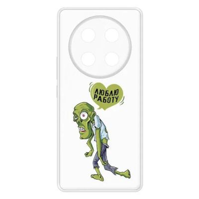 Лот: 25135533. Фото: 1. Чехол Krutoff Clear Case "Люблю... Чехлы, бамперы