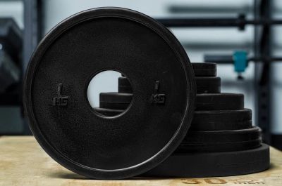 Лот: 24970323. Фото: 1. Диск 0,5кг YouSteel каучуковый... Штанги, блины