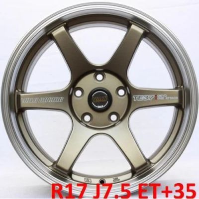 Лот: 5264640. Фото: 1. Rays TE37 R17 J7,5 ET+35 5x114... Диски