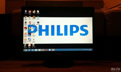 Лот: 8520548. Фото: 1. монитор Philips 220v1sb диагональ... ЖК-мониторы