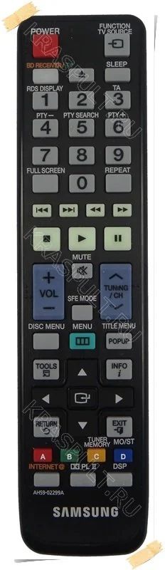 Лот: 15903242. Фото: 1. Пульт SAMSUNG AH59-02299A, AH59-02298A... Пульты ДУ