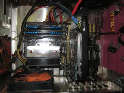 Лот: 5294406. Фото: 1. В сборе Asus Z87-K + Core i7 X4... Материнские платы