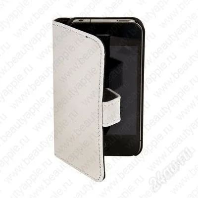 Лот: 2787445. Фото: 1. Чехол iPhone 4/4S Белый (Боковой... Чехлы, бамперы