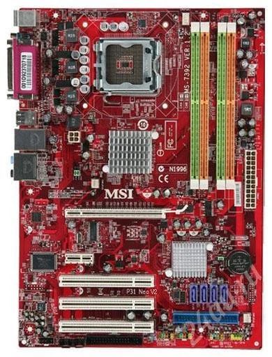 Лот: 686261. Фото: 1. MSI P31 Neo V2 (продажа/обмен). Материнские платы