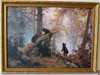Лот: 3234391. Фото: 1. Иван Шишкин "Утро в сосновом бору... Картины, гравюры